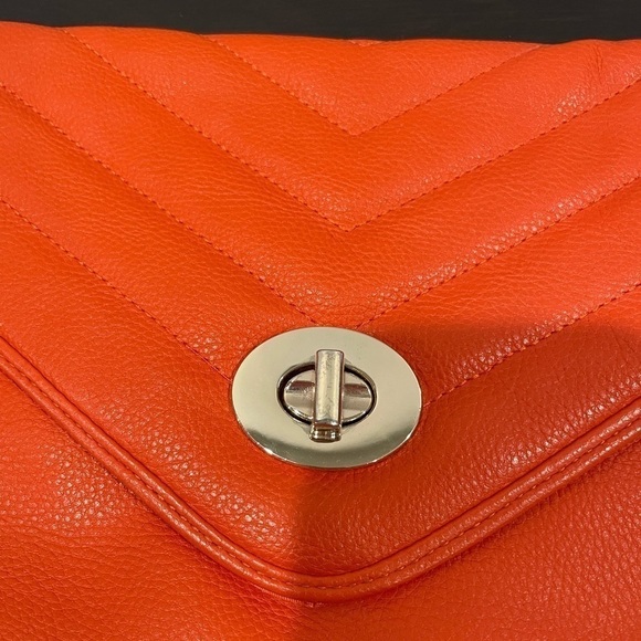 Orange Chain Strap Crossbody Bag - Picture 2 of 6